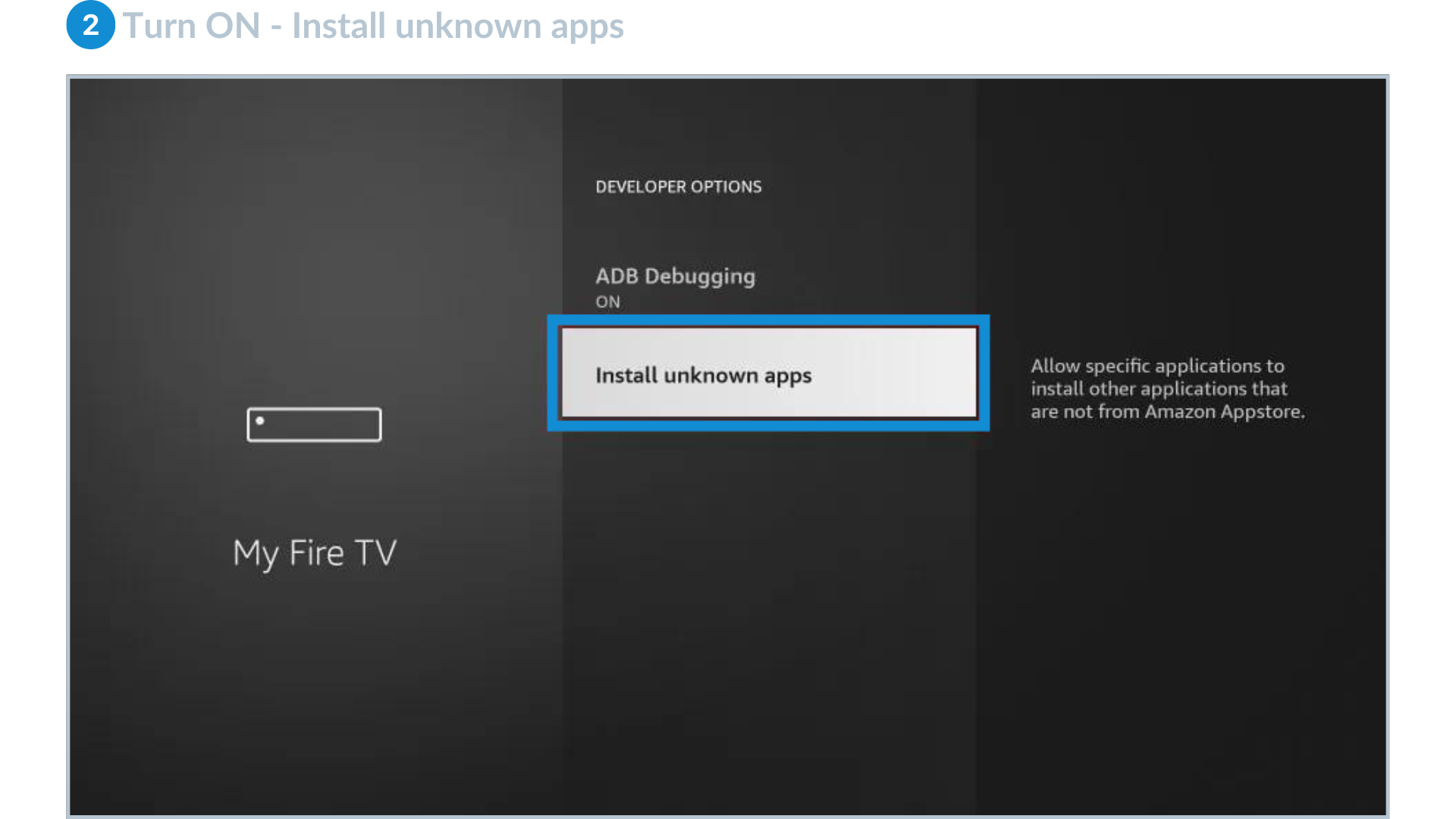 2. Allow installation from third-party sources.